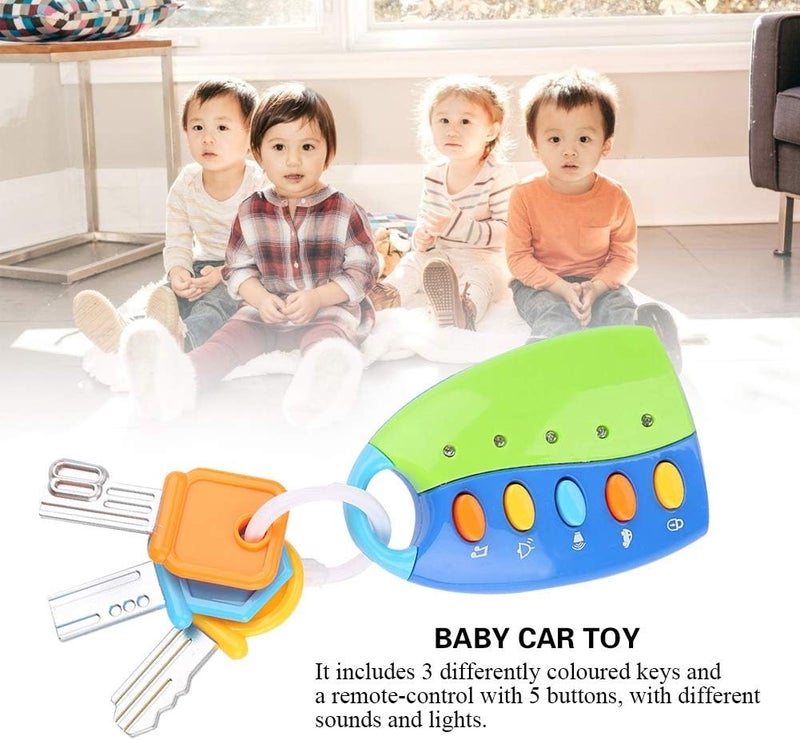 ويوبلز لعبة سيارة ذكية تعمل بجهاز تحكم عن بعد، لعبة موسيقية تمثيلية للأطفال من عمر سنة إلى 6 سنوات (أزرق) - Image 2