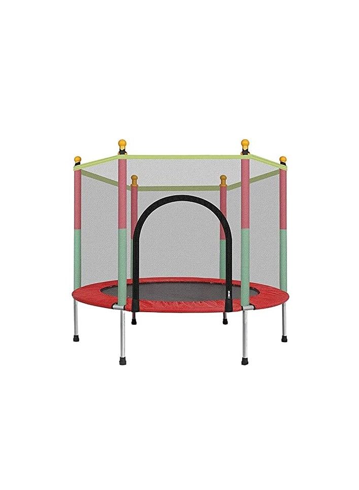 Safety And Durable Toddler Trampoline Foldable Rebounder Jumper with Protective Cover 80X140X122Cm - Image 1