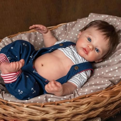 Zero Pam Reborn Baby Dolls Silicone Full Body18 Anatomically Correct Boy Realistic Baby Doll Posable Full Silicone Babys Doll Real Life Reborn Dolls for Girls - Image 1