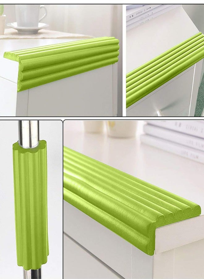 SYGA Baby Safety Strip Furniture Edge Guard Cushion Corner Cover with Tape Infant Bump Protector (Green) - Image 2