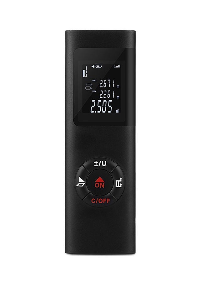 NIBEMINENT Portable Digital Mini Distance Measuring Meter Black  - Image 1