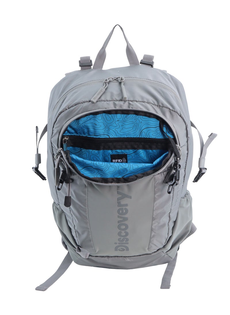 Discovery Outdoor 18L Backpack Grey for Adventure, Durable Lightweight Water Resistant Bag for Men Women Hiking Trekking Camping Travel - pzsku/Z31AC1E78AD131BC5FEB2Z/45/_/1721994163/5532c2cd-1e70-4f92-a5dd-519963961945