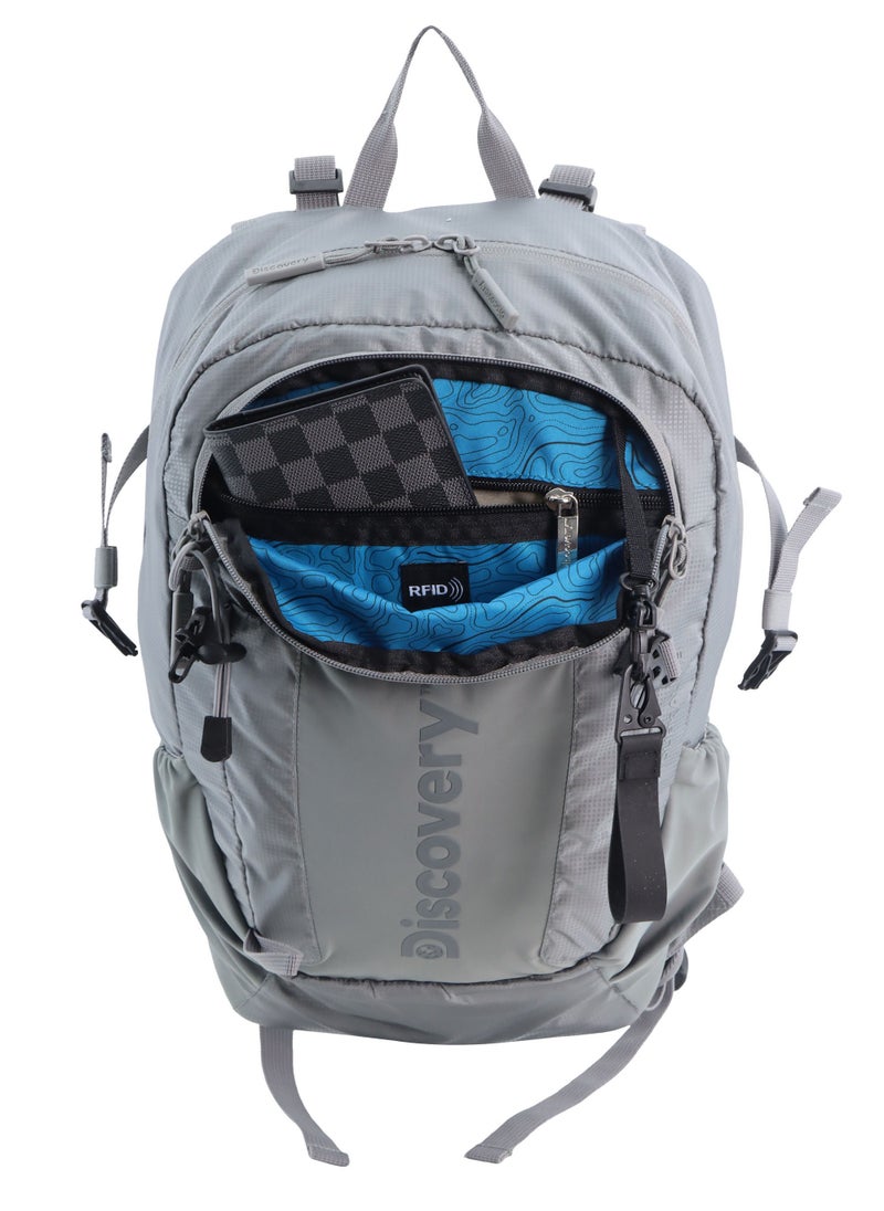 Discovery Outdoor 18L Backpack Grey for Adventure, Durable Lightweight Water Resistant Bag for Men Women Hiking Trekking Camping Travel - pzsku/Z31AC1E78AD131BC5FEB2Z/45/_/1721994164/f29a3500-a323-4df2-821d-bba19d53a6ce