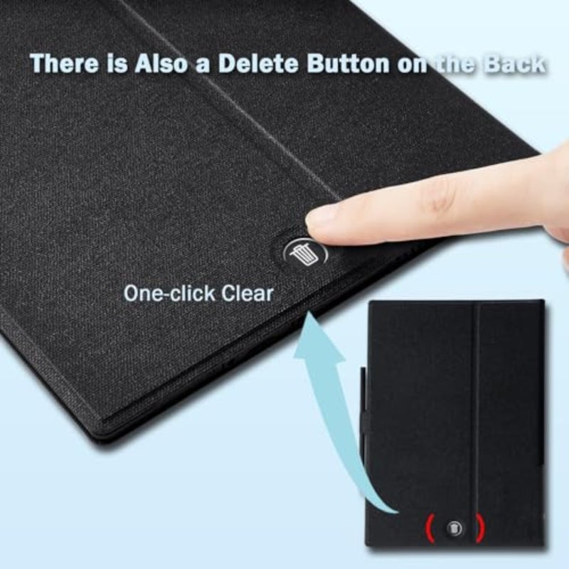 LCD Writing Tablet for Adults, 11.5 Digital Notebook with Protective Folio, LCD Letter Writing Tablet with Hall Switch, Reusable Drawing Notepad for Business, School, Home, Erasable - Image 5