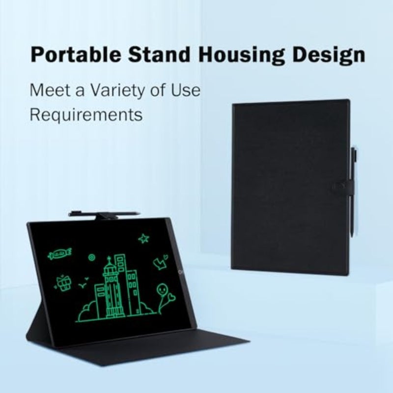 LCD Writing Tablet for Adults, 11.5 Digital Notebook with Protective Folio, LCD Letter Writing Tablet with Hall Switch, Reusable Drawing Notepad for Business, School, Home, Erasable - Image 3