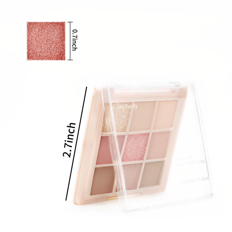 Boobeen Nude Eyeshadow Palette - Matte and Shimmer Makeup, Highly Pigmented Creamy Eye Shadow Powder, Create a Neutral Eye Look, Long Wearing - Image 5