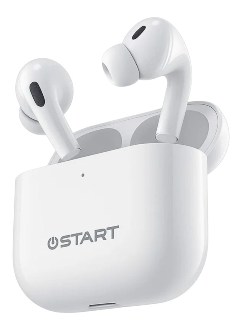 Starte START TWS01F In-Ear Buds Pro Bluetooth Headphones with Wireless Charging, Noise Cancellation, HiFi Stereo Sound, Fast Charging with Wireless Charging Case, Suitable for Sports, Calls, and Travel, Local Warranty - Image 2