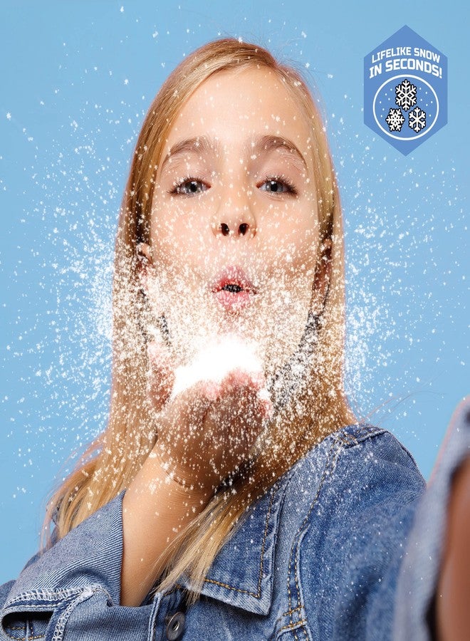 Discovery #Mindblown Build-A-Blizzard Snow Making Experiment Set, Instantly Create Lifelike Snow, Non-Toxic and Safe, Just Add Water, Includes Glitter and Beaker, Fun Science Kit for Kids Ages 6+ - Image 5