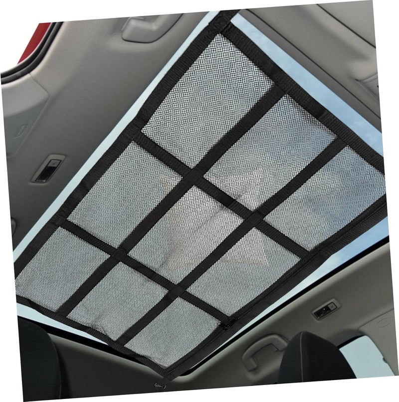 9grids Truck Net Organizer Car Ceiling Storage Bag Trunk Storage Net Car Roof Bag Interior Accessories - Image 5