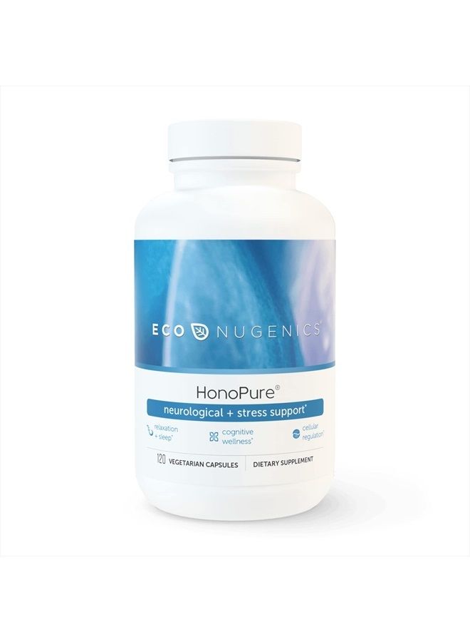 EcoNugenics HonoPure Magnolia Bark Extract - 98% Pure Honokiol for Cellular Health, Antioxidant & Nootropic Cognitive Support, Promotes Healthy Mood & Restful Sleep (120 Capsules) - Image 1