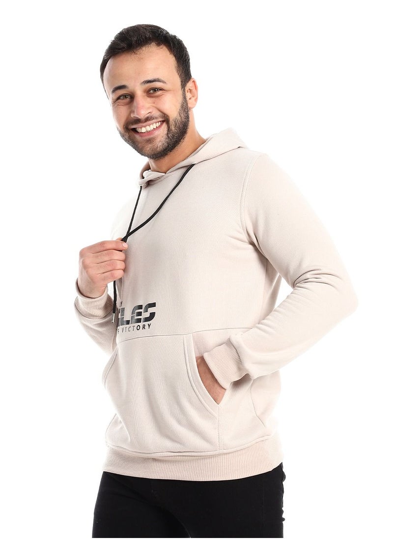 Caesar - Mens Printed Eagle Hoodie With Front Pockets - Image 1