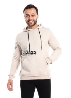 Mens Printed Eagle Hoodie With Front Pockets