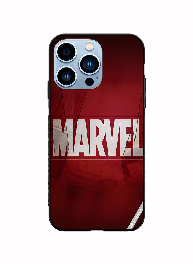 VR CREATIVE Protective Case Cover For Apple iPhone 14 Pro Marvel Logo Design Multicolour - Image 1