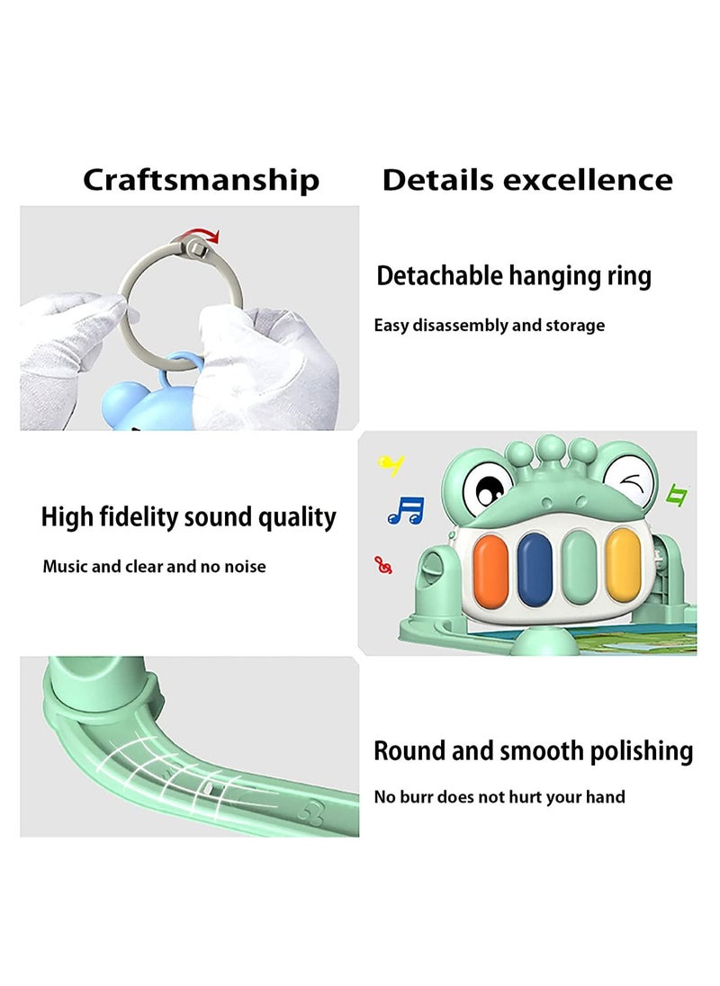 YelaJoy Baby Play Mat Baby Gym, Play Piano Baby Activity Gym Mat, Lay & Play 3 in 1 Fitness Music and Lights Fun Piano for 0-36 Months Newborn Baby  - Image 5