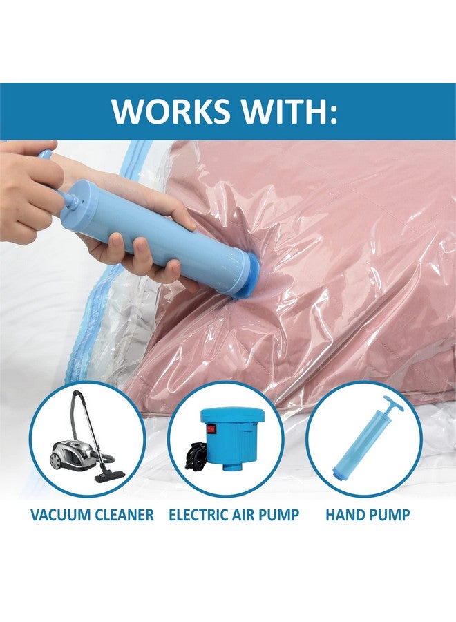 MattEasy MattEasy Space Saver Vacuum Storage Bags, 6 Pack Large Space Saver Bags with Pump, Storage Vacuum Sealed Bags for Clothes, Comforters, Blankets, Bedding (Large) - Image 5