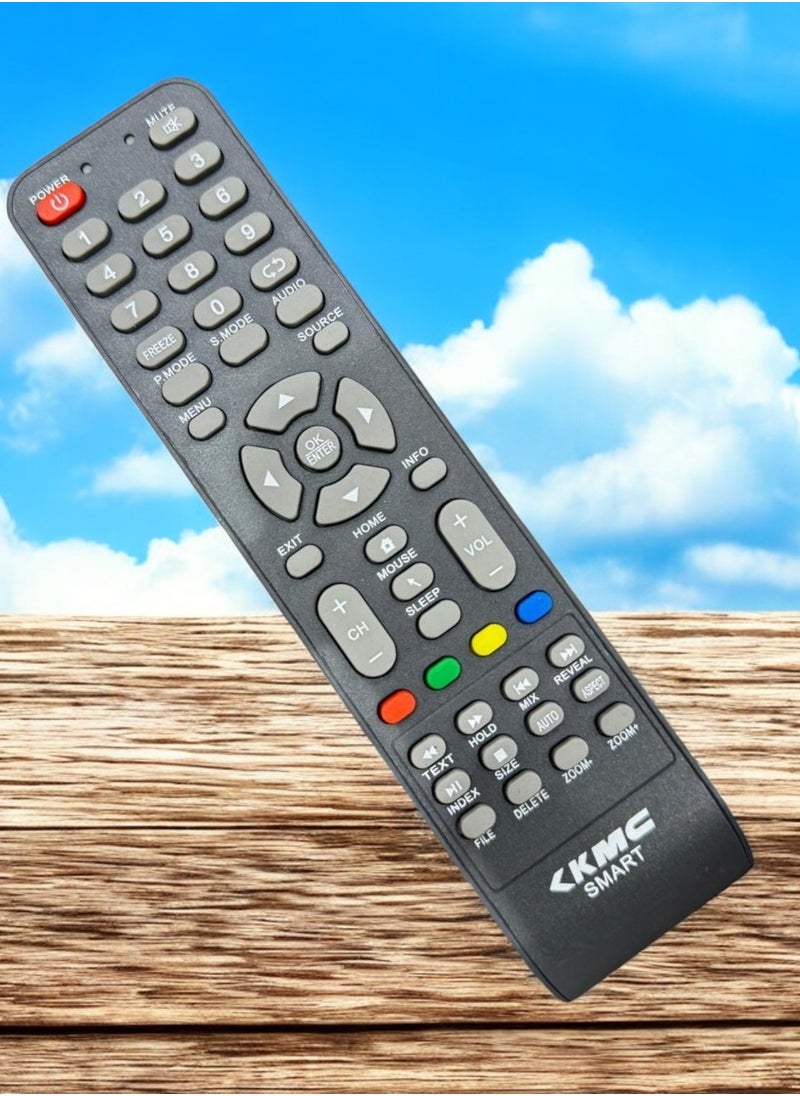 KMC Smart Universal TV Remote Control with Advanced Navigation and Multimedia Features  - Image 2