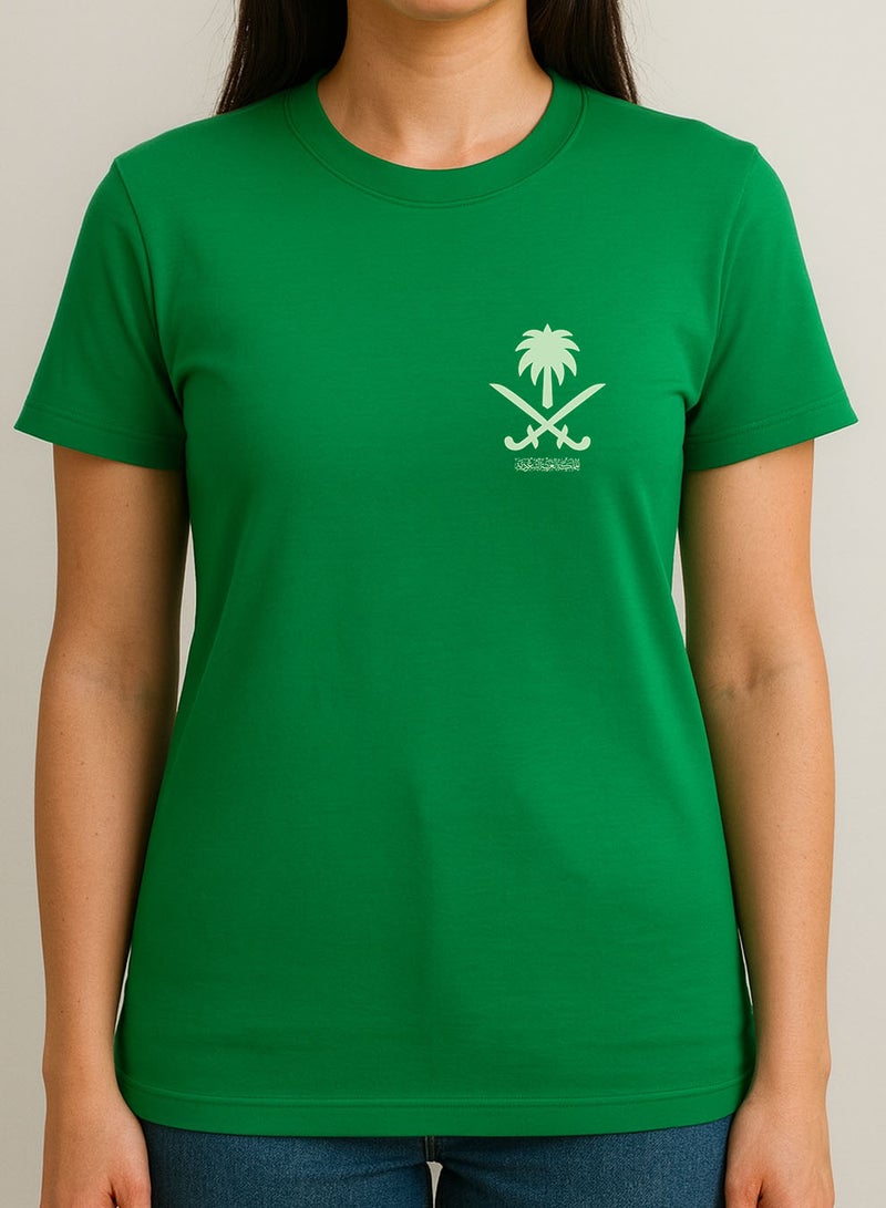 LOWHA Cotton T-Shirt for Saudi National Day or Everyday Saudi Pride Wear for Women & Men - Image 3