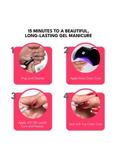 RC Red Carpet Manicure Fortify & Protect Led Gel Base Coat  - Image 5