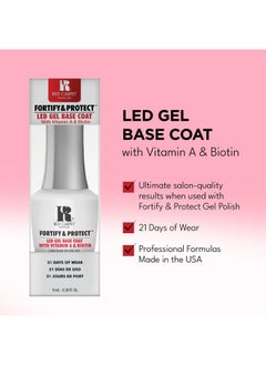 RC Red Carpet Manicure Fortify & Protect Led Gel Base Coat  - Image 3