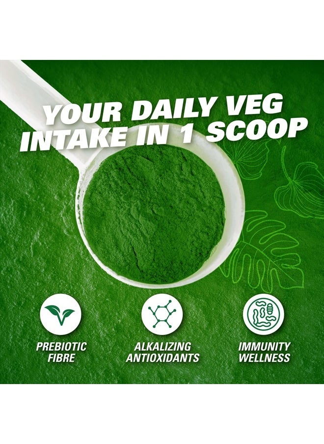 EHP Labs - EHPlabs OxyGreens Super Greens Powder - Spirulina & Chlorella Superfood, Green Juice Powder & Greens Supplements with Prebiotic Fibre, Antioxidants & Immunity Support, 30 Serves (Pineapple) - Image 1