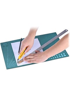 GKS A4 Size Self Healing Rotary Cutter Cutting Mat, Green  - Image 3