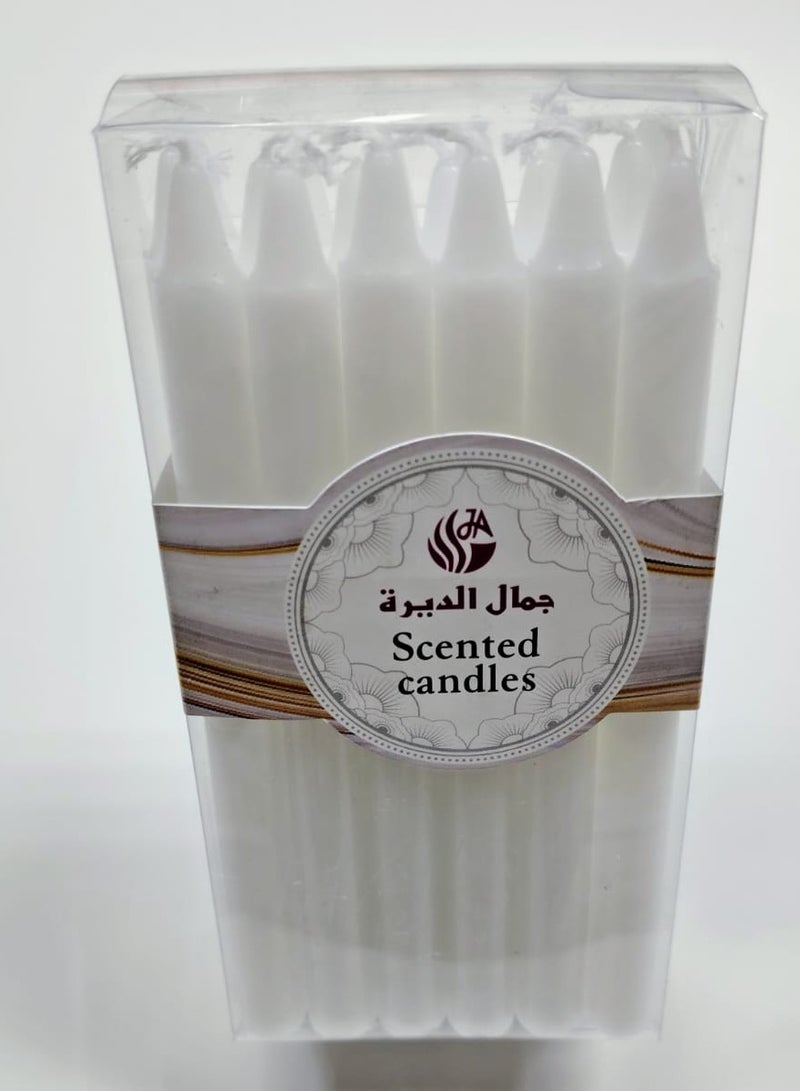 Scented Candle Scented Candles White 18 Pieces Set 14 cm  - Image 1