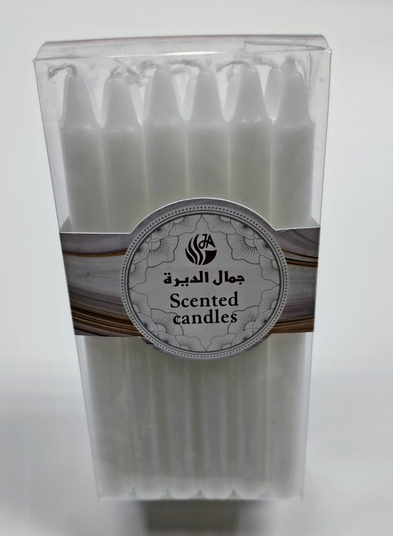 Scented Candle Scented Candles White 18 Pieces Set 14 cm  - Image 3