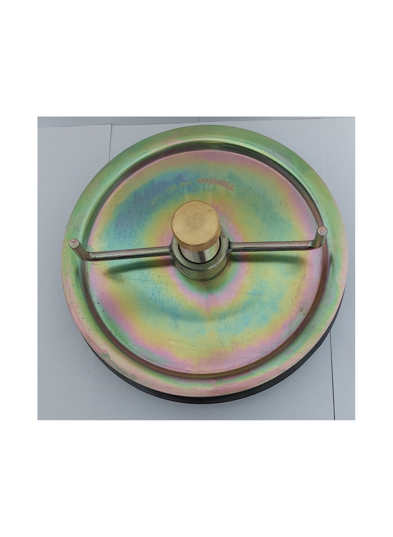 MAXWELL Drain Test Plug 10 Inch (250 Mm) With Brass Cap And Larger Steel Wing Nut - Image 2