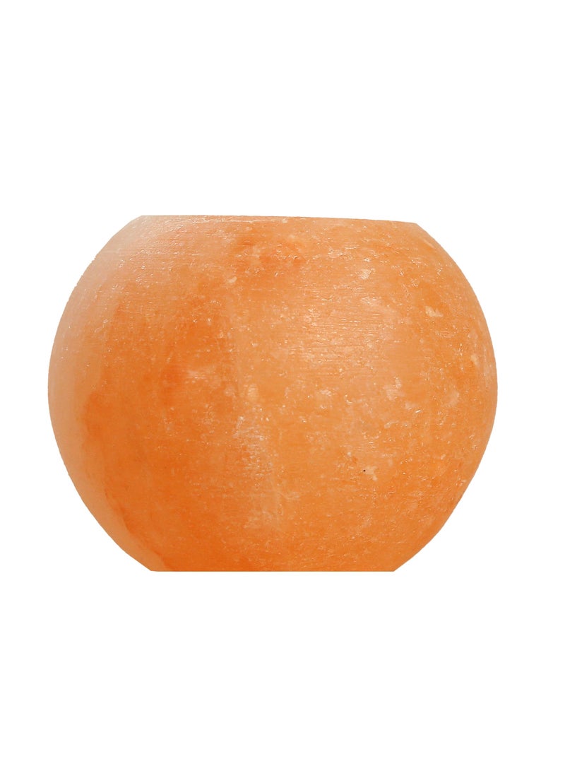 Geohoney - Himalayan Salt Candle Holder Round Shape - Image 1