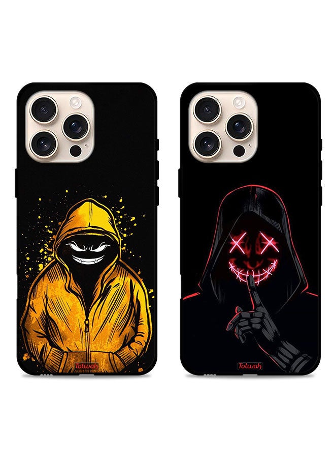 Tolwak Two Cases For Apple iPhone 16 Pro Max Protective Covers Marshmallow - Image 1