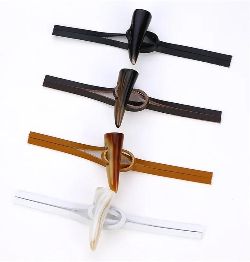 14 Pcs Leather Horn Toggle Closure Buttons Jacket Duffle Coat Shawl Fasteners Resin Button Clothes Sewing DIY Craft Accessories(ColorL) - Image 3