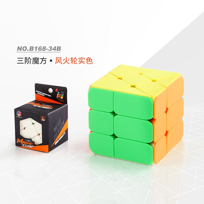 New Spring Second-Order Third-Order Fourth-Order Fifth-Order Pyramid Rubik'S Cube Racing Real Color Smooth Rotating Rubik'S Cube - Image 1