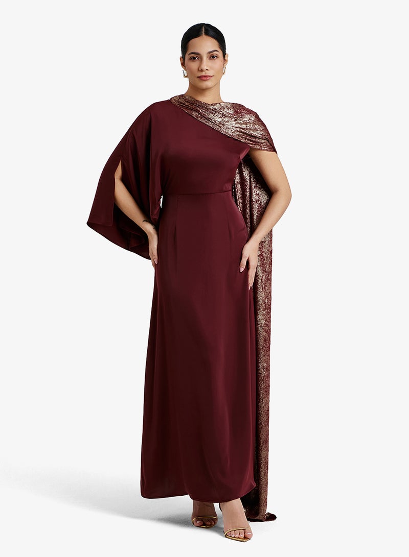CHASE Draped Sleeve And Embellished Kaftan - Image 1