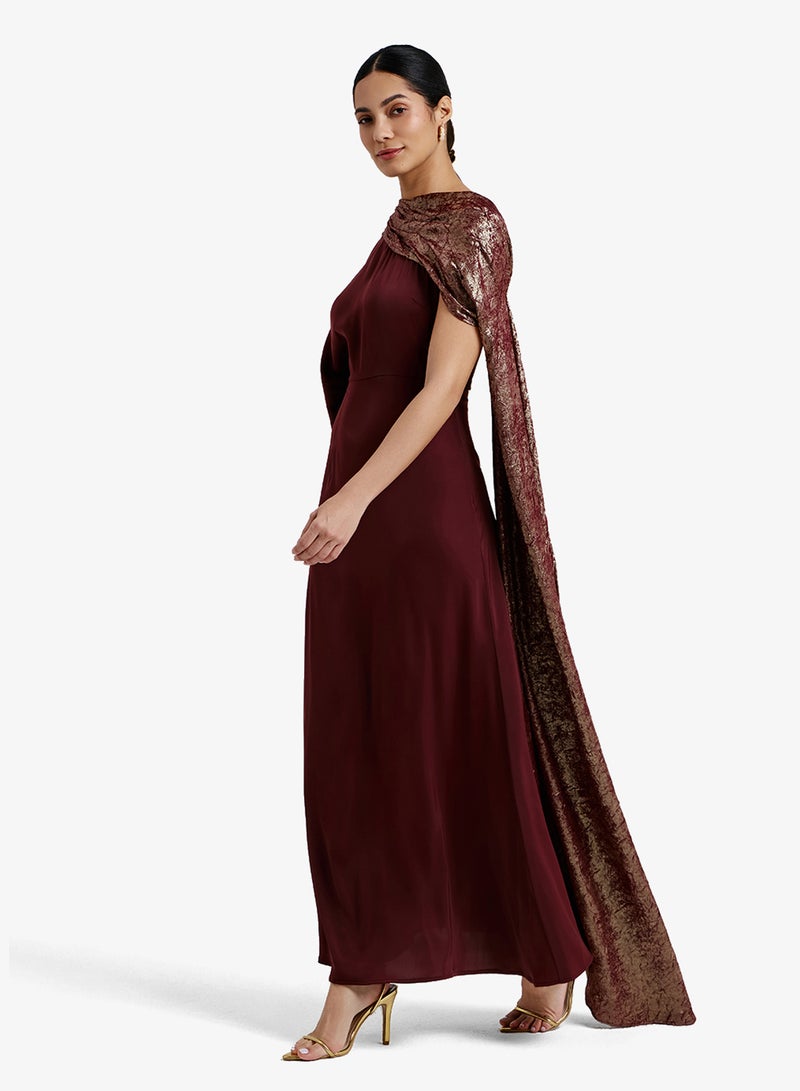 CHASE Draped Sleeve And Embellished Kaftan - Image 4