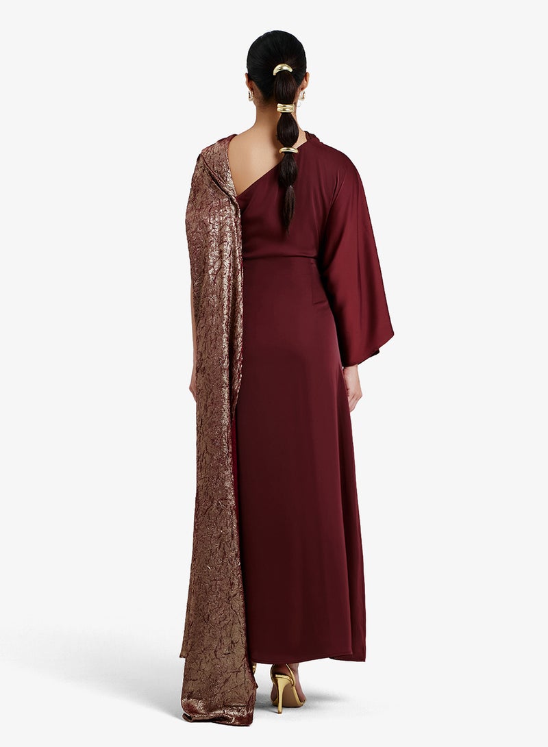 CHASE Draped Sleeve And Embellished Kaftan - Image 2