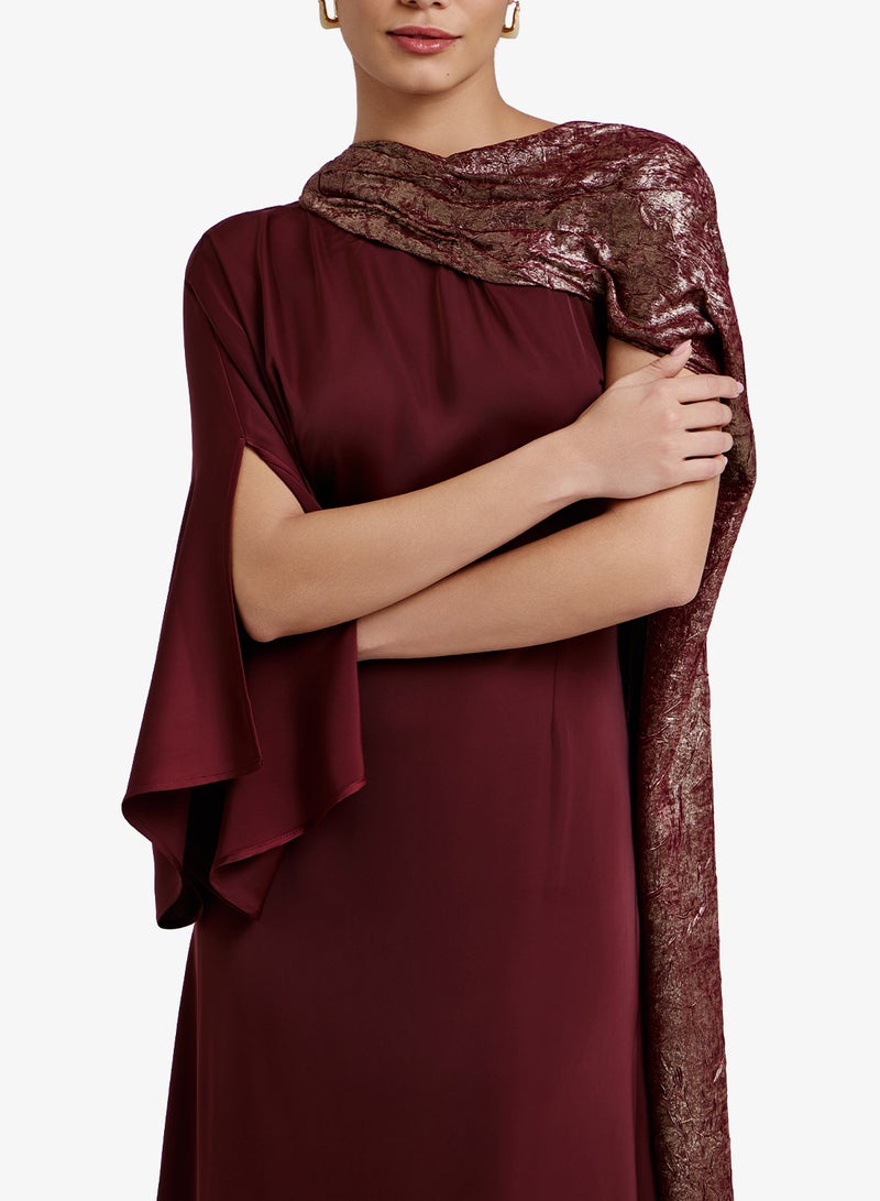 CHASE Draped Sleeve And Embellished Kaftan - Image 3