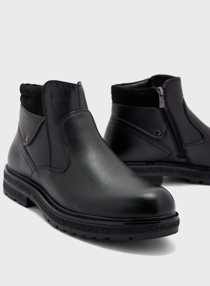 Robert Wood Pull On Casual Boots  - Image 4