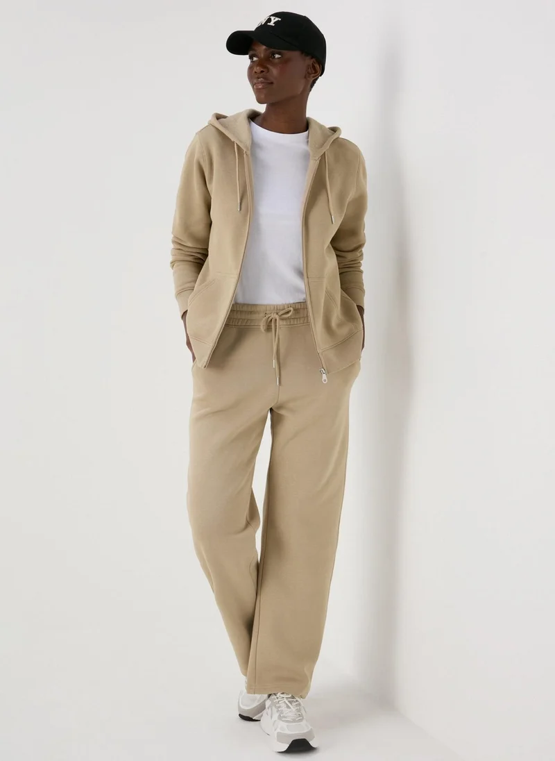 Matalan Beige Zip Up Hoodie