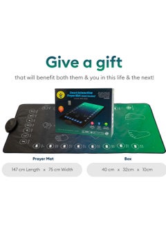 KHAJUL Salah Learning Prayer Mat with 36 Touch Keys and 7 Languages, Speaker, Fun & Easy Interactive Islamic Toy for Children and Adlut  - Image 2