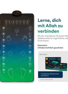 KHAJUL Salah Learning Prayer Mat with 36 Touch Keys and 7 Languages, Speaker, Fun & Easy Interactive Islamic Toy for Children and Adlut  - Image 3