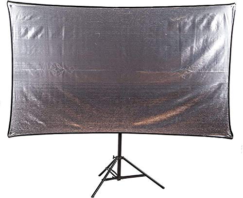 VTS Light Reflector Gold and Silver with 360 Degree Rotating Holding Bracket with Carrying Bag & Stand for Photo Studio Modeling Shooting Purpose - Image 4