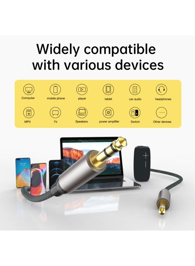 أسبور كيبل صوت ASPOR A251 AUX الذي يجمع بين الجودة العالية والتصميم المتين. - Image 4