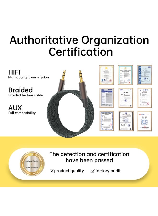 أسبور كيبل صوت ASPOR A251 AUX الذي يجمع بين الجودة العالية والتصميم المتين. - Image 5