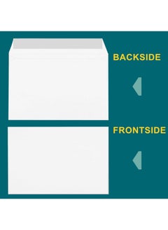 EnDoc 6X9 Booklet Envelopes 50 Pack Mailing Envelopes With Gummed Seal White Letter Envelopes Openside 6X9 Envelopes 28 Lb Heavy Duty Paper Plain Envelopes For Catalogs Business Booklets  - Image 2