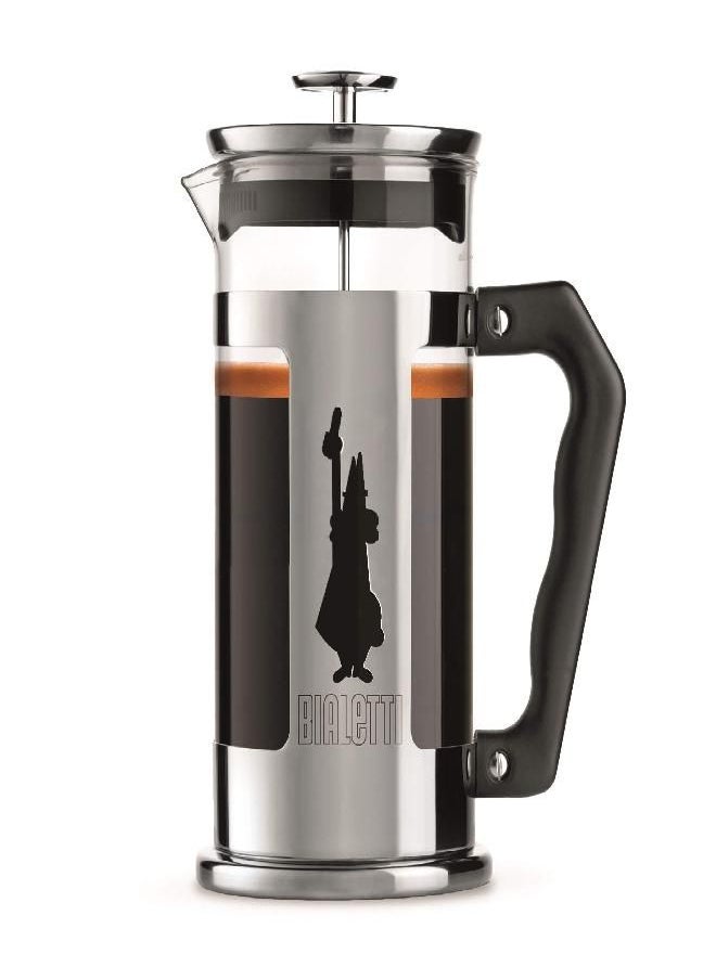 BIALeTTI Bialetti French Press Coffee Maker, 8 Cup, Preziosa Stainless Steel  - Image 2