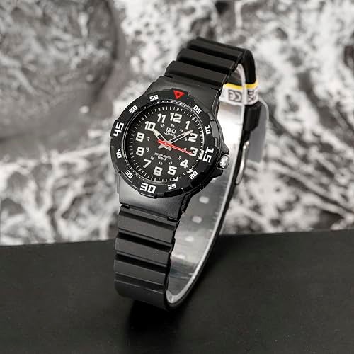 Q&Q Women’s Fibre Strap Analog Watch (Black Dial) – 100M Water Resistant, Lightweight Casual Wrist Watch - VR19J001Y - Image 2
