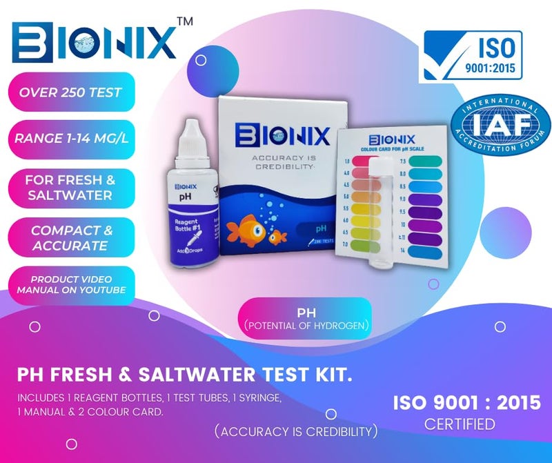 Bionix PH and Ammonia Test Kit for Freshwater Combo (400 Test) - Image 3