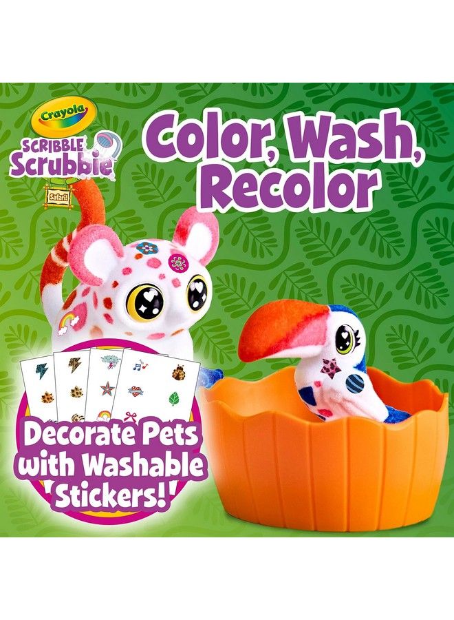 Crayola Scribble Scrubbie Pets Safari Treehouse Toy Storage Case Gift For Boys & Girls - Image 5