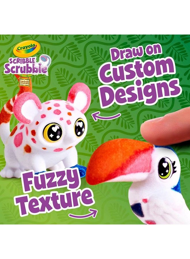 Crayola Scribble Scrubbie Pets Safari Treehouse Toy Storage Case Gift For Boys & Girls - Image 4