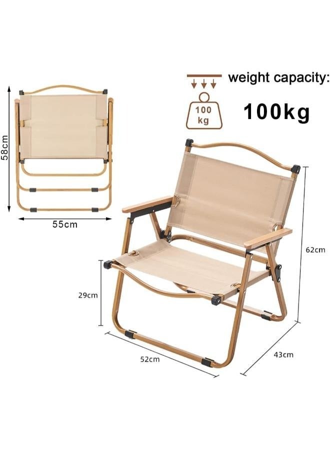 Portable Outdoor Picnic Foldable Chair for Camping Hiking Picnic and Outdoor Activities - Image 2